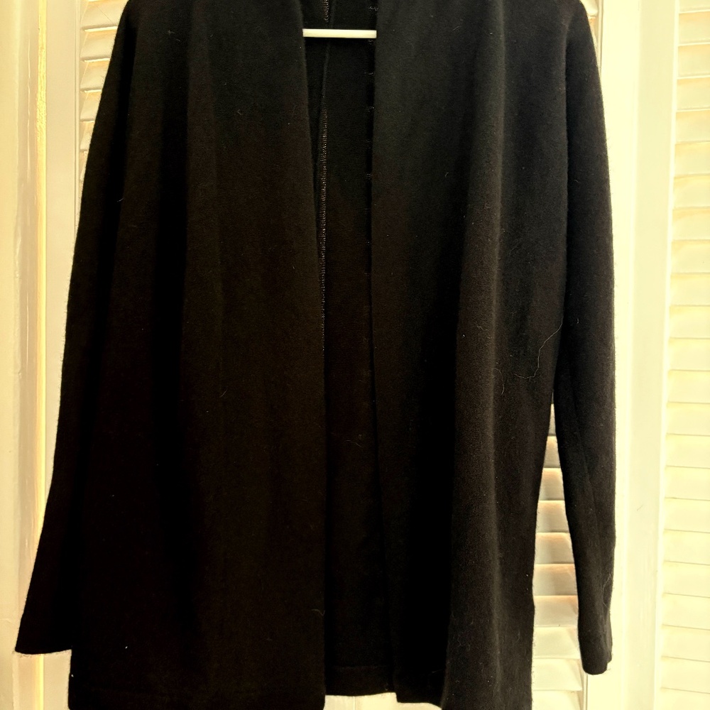 Vince Open-Front Cashmere Cardigan XS